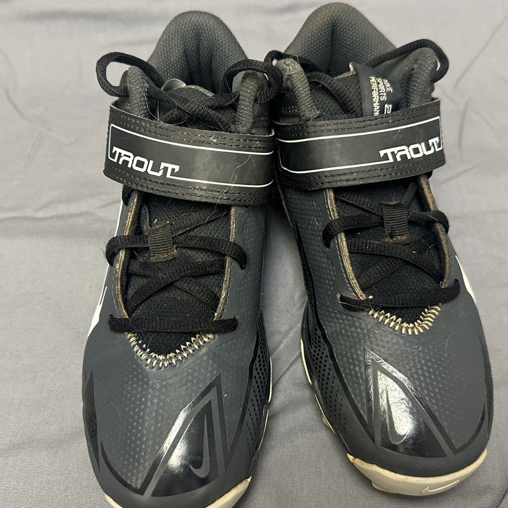 Nike Kids Black and Gray Shoes